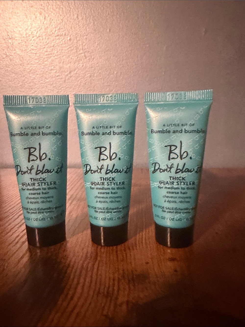 Bumble and bumble Teal Travel Hair Styler Trio-.5 fl oz each